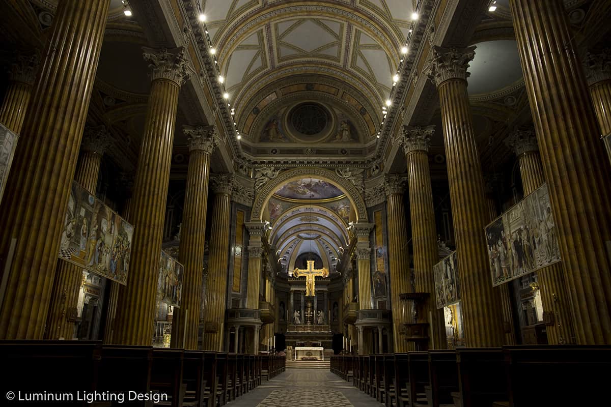 10 Making Of Light Illuminare è Dare Nuovi Valori Cattedrale S Maria Assunta Novara Illuminazione Crocifisso Scenario 2